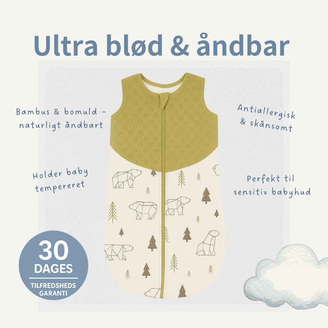 LumiSack – tyngdesovepose til baby