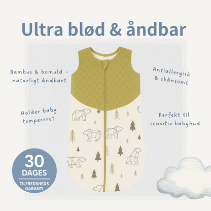 LumiSack – tyngdesovepose til baby