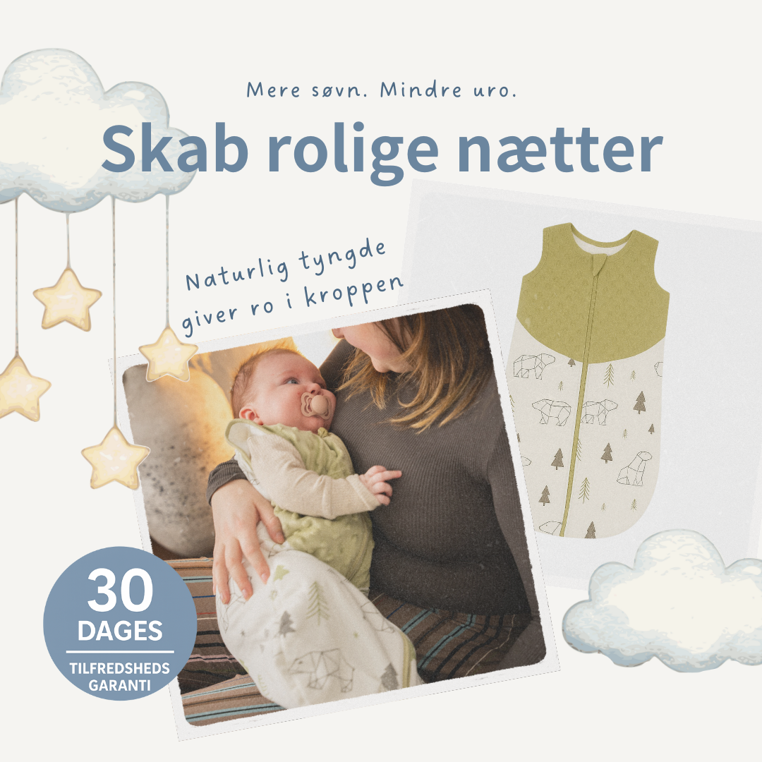 LumiSack – tyngdesovepose til baby