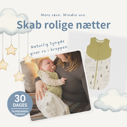 LumiSack – tyngdesovepose til baby